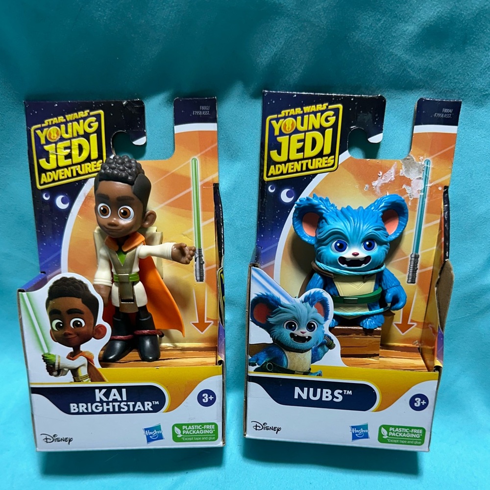 Star Wars Young Jedi Adventures Kai Brightstar and Nubs Figures